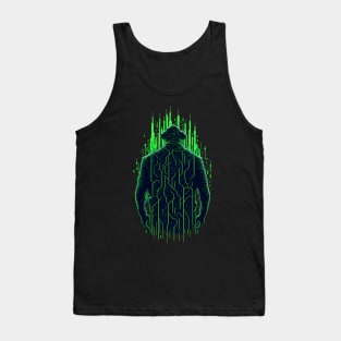 Guardian of the Digital Realm: IT Security Team Leader Tank Top